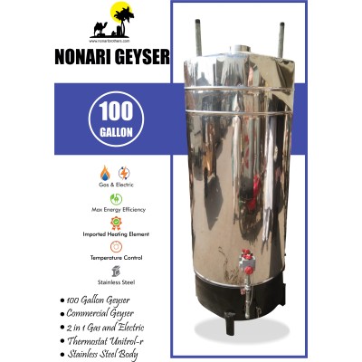100 Gallon Geyser only Gas Steel Body 100 Gallon Geyser only Gas Steel Body