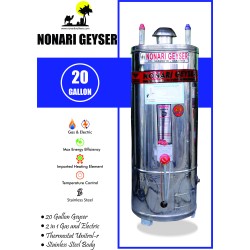 20 Gallon Geyser Gas and Electric Steel Body 20 Gallon Geyser Gas and Electric Steel Body