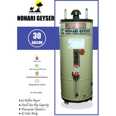 30 Gallon Geyser only Gas Color Body 30 Gallon Geyser only Gas Color Body