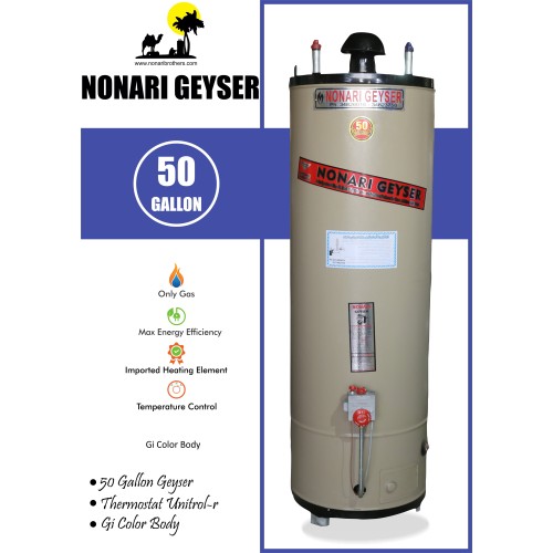 50 Gallon Geyser only Gas Color Body 50 Gallon Geyser only Gas Color Body